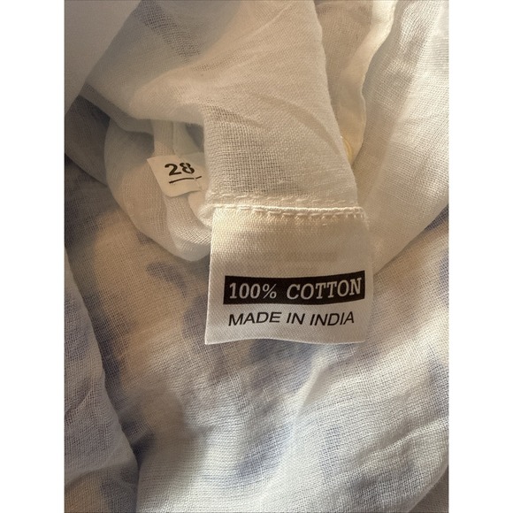 Olivia James The Label Blue Floral Maxi Skirt Sz XS Boho Peasant Coquette - Picture 6 of 7